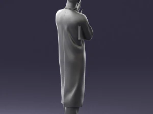 000339 Male Surgeon in Medical Uniform 0222 3dp 3D Print Model