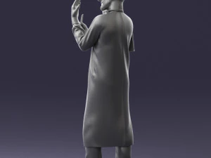 000339 Male Surgeon in Medical Uniform 0222 3dp 3D Print Model