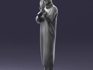 000339 Male Surgeon in Medical Uniform 0222 3dp 3D Print Model