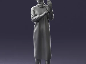000339 Male Surgeon in Medical Uniform 0222 3dp 3D Print Model