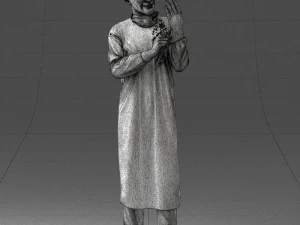 000339 Male Surgeon in Medical Uniform 0222 3dp 3D Print Model
