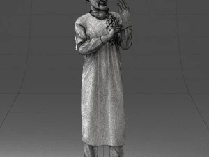 000339 Male Surgeon in Medical Uniform 0222 3dp 3D Print Model