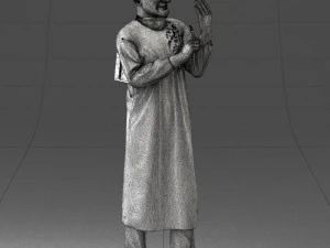 000339 Male Surgeon in Medical Uniform 0222 3dp 3D Print Model