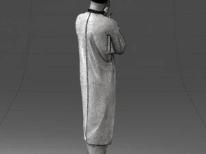 000339 Male Surgeon in Medical Uniform 0222 3dp 3D Print Model
