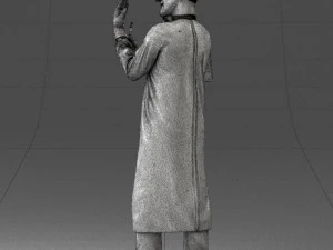 000339 Male Surgeon in Medical Uniform 0222 3dp 3D Print Model