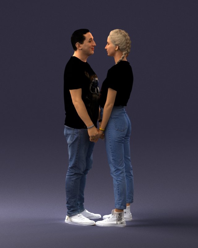 couple 0316 Modèle 3D .c4d .max .obj .3ds .fbx .stl .blend 