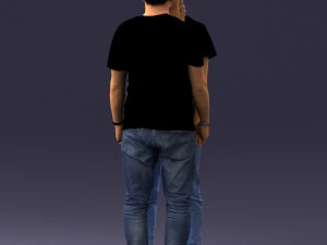 000340 Couple Holding Hands 0316 3dp 3D Print Model