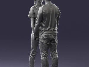 000340 Couple Holding Hands 0316 3dp 3D Print Model
