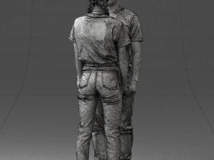 000340 Couple Holding Hands 0316 3dp 3D Print Model