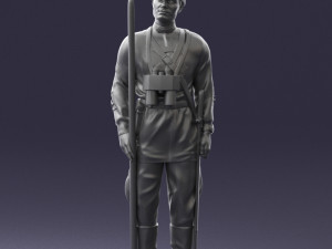 000104 Soviet Soldier Historical Character 0116 3dp 3D Print Model
