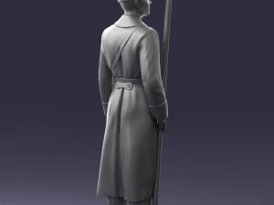 000105 Soviet Guard Soldier Historical Character 0116 3dp 3D Print Model