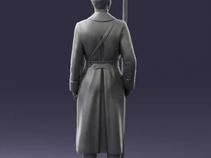 000105 Soviet Guard Soldier Historical Character 0116 3dp 3D Print Model