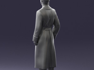 000105 Soviet Guard Soldier Historical Character 0116 3dp 3D Baskı Modeli