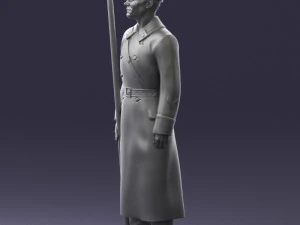 000105 Soviet Guard Soldier Historical Character 0116 3dp 3D Print Model