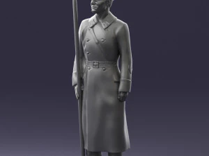 000105 Soviet Guard Soldier Historical Character 0116 3dp 3D Print Model