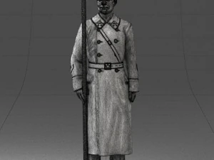000105 Soviet Guard Soldier Historical Character 0116 3dp 3D Print Model