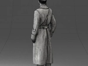 000105 Soviet Guard Soldier Historical Character 0116 3dp 3D Print Model