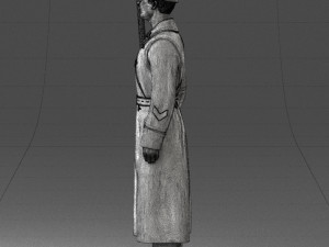 000105 Soviet Guard Soldier Historical Character 0116 3dp 3D Baskı Modeli