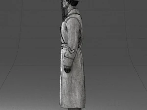 000105 Soviet Guard Soldier Historical Character 0116 3dp 3D Print Model