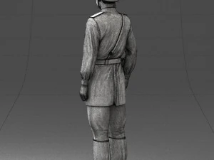 000109 Soviet Guard Soldier with Helmet and Medals 0116 3dp 3D Print Model