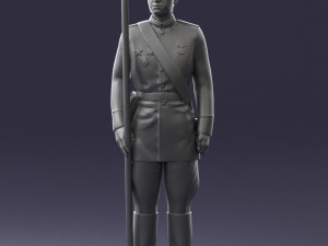 man in uniform 0116-8 3D Model
