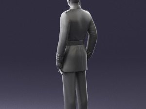 000112 Soviet Naval Officer in Parade Dress 0116 Modello di stampa 3D