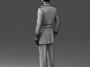 000112 Soviet Naval Officer in Parade Dress 0116 3D Print Model