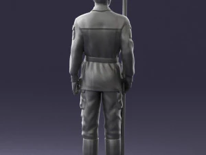 000113 Soviet Soldier in Field Uniform 0116 3dp 3D Print Model