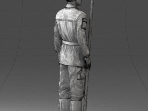 000113 Soviet Soldier in Field Uniform 0116 3dp 3D Print Model