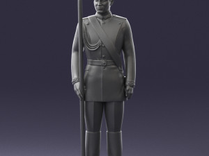 000115 Soviet Honor Guard Officer 0116 3D Model