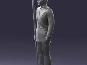 000115 Soviet Honor Guard Officer 0116 3D 模型