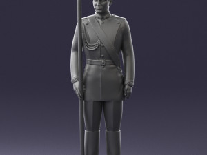 000115 Soviet Honor Guard Officer 0116 3D 模型