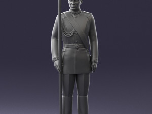 000115 Soviet Honor Guard Officer 0116 3dp Modelo de impresión 3D