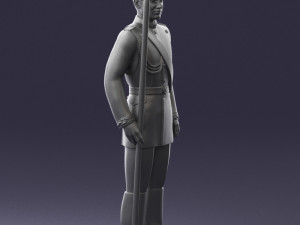 000115 Soviet Honor Guard Officer 0116 3dp Modelo de impresión 3D