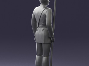 000115 Soviet Honor Guard Officer 0116 3dp Modelo de impresión 3D