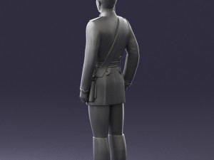 000115 Soviet Honor Guard Officer 0116 3dp Modelo de impresión 3D