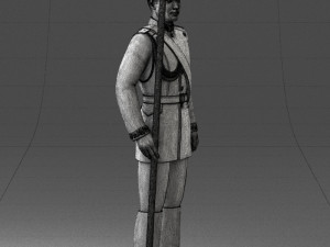 000115 Soviet Honor Guard Officer 0116 3dp Modelo de impresión 3D