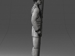 000115 Soviet Honor Guard Officer 0116 3dp Modelo de impresión 3D