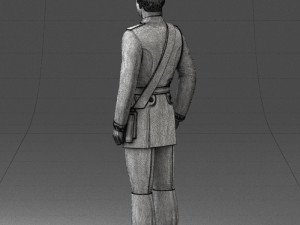 000115 Soviet Honor Guard Officer 0116 3dp Modelo de impresión 3D