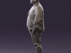 man in black jacket 18 0525 3d print ready 3D Print Model