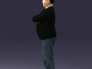 fat man jeans 0522 3D Model