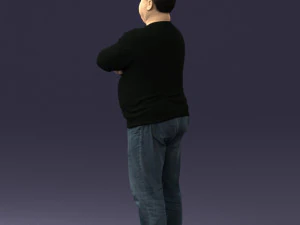 fat man jeans 0522 3D Model