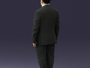 fat man in suit 0521 3D Model