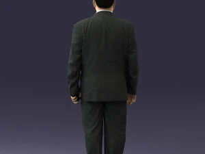 fat man in suit 0521 3D Model