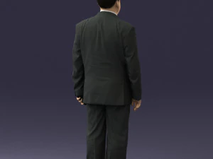 fat man in suit 0521 3D Model