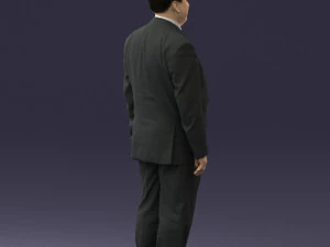 fat man in suit 0521 3D Model