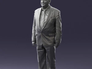 fat man in suit 0521 3D Model