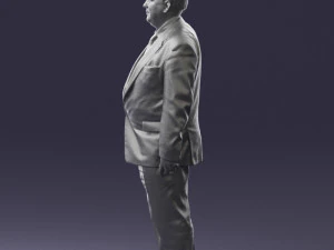 fat man in suit 0521 3D Model
