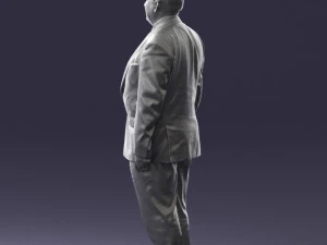 fat man in suit 0521 3D Model