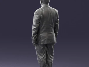 fat man in suit 0521 3D Model